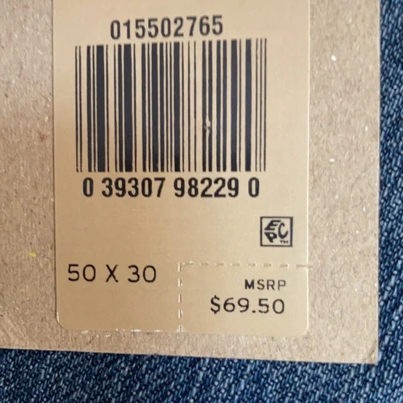 Relisted Levi’s 550 relaxed jean loose through thigh tapered leg cotton 38 46 50 - Picture 13 of 17